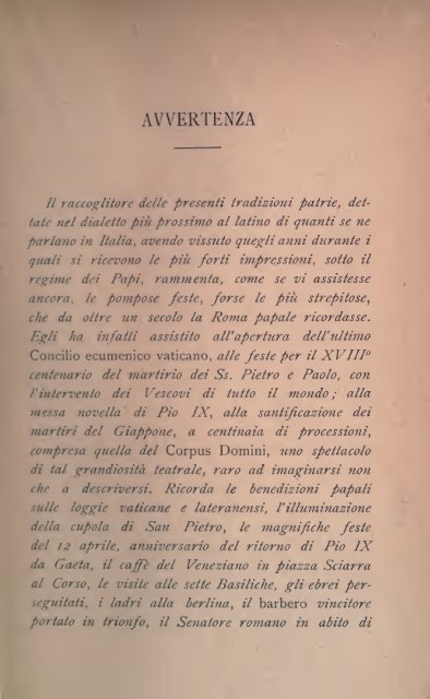 Usi, costumi e pregiudizi del popolo di Roma .. - Centrostudirpinia.It