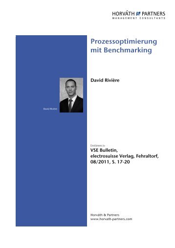 Prozessoptimierung mit Benchmarking - Horváth & Partners ...