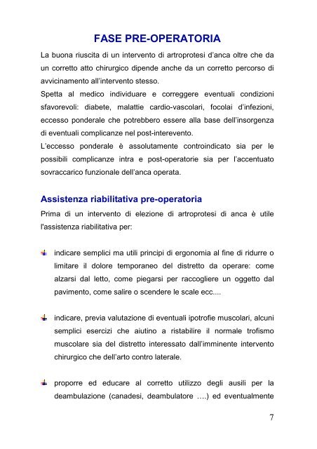 artroprotesi anca - Ospedali riuniti di Trieste