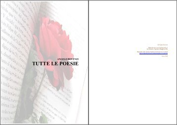 TUTTE LE POESIE - Portale di Pignataro Maggiore