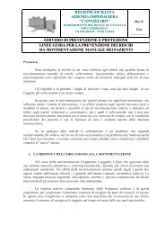 movimentazione manuale dei pazienti - Azienda Ospedaliera ...