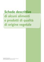 Schede descrittive di alimenti di origine vegetale - Clitt