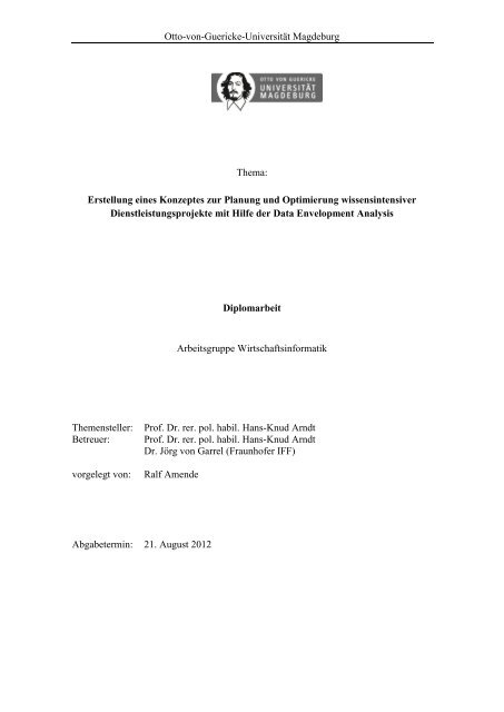 Diplomarbeit Ralf Amende.pdf - Bauhaus Cs Uni Magdeburg - Otto ...