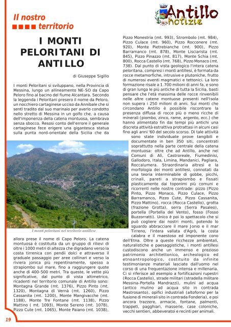 antillo notizie n°26 - Comune di Antillo