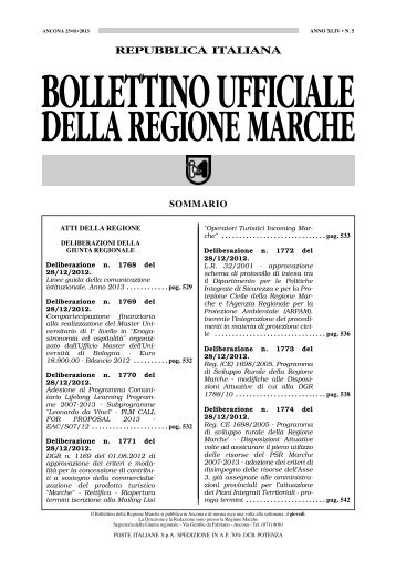repubblica italiana - Regione Marche-Home page Regione Marche
