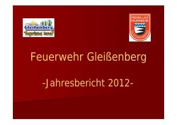 Der Jahresbericht 2012 als PDF-Datei - Gemeinde Gleißenberg