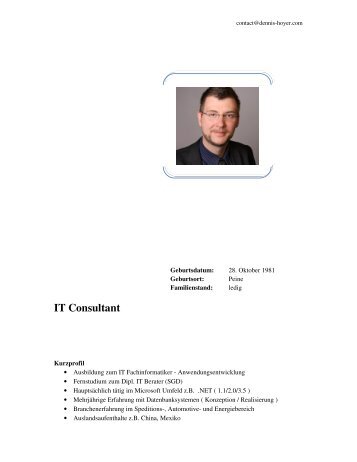 IT Consultant - Dennis Hoyer
