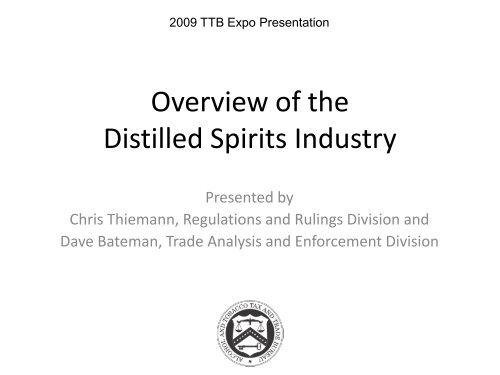 Alcohol Industry Overview - Mountain Moonshine