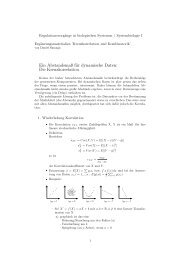 Ein Abstandsmaß für dynamische Daten: Die Kreuzkorrelation