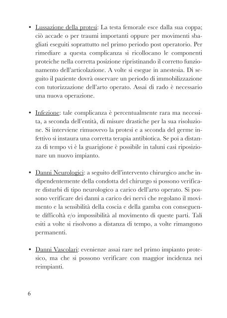 L'ARTROPROTESI D'ANCA - Ospedale Sacro Cuore Don Calabria