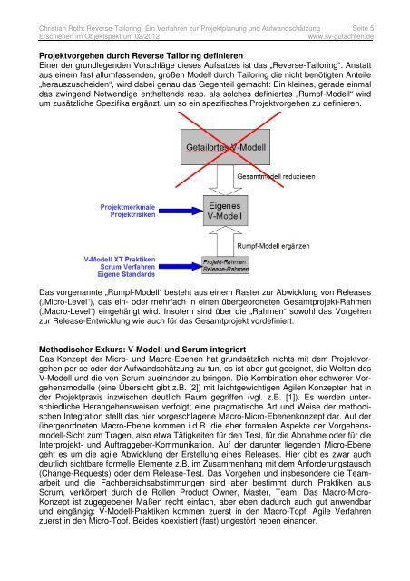 Reverse-Tailoring – Ein Verfahren zur Projektplanung und ...