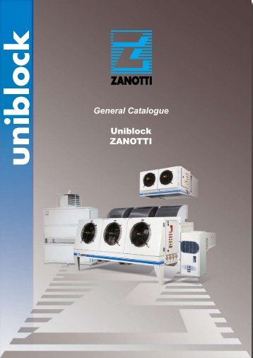 General Catalogue Uniblock ZANOTTI