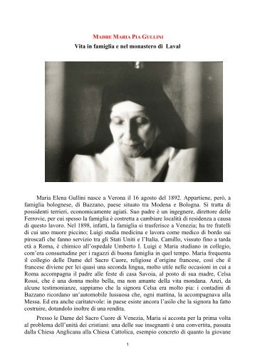 Md. Maria Pia Gullini - Monastero Trappiste di Vitorchiano