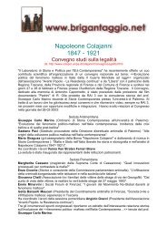 Napoleone Colajanni 1847 - 1921 - Il brigantaggio in provincia di ...