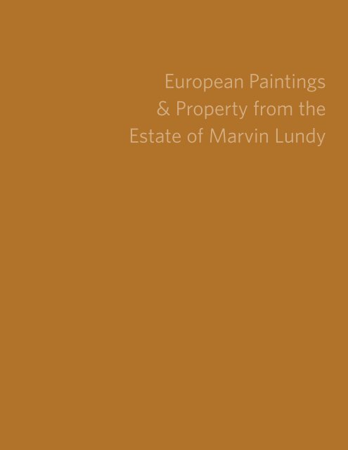 Fine American & European Paintings & Sculpture 12/02/12