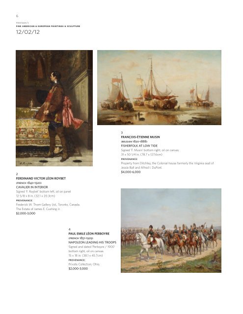 Fine American & European Paintings & Sculpture 12/02/12