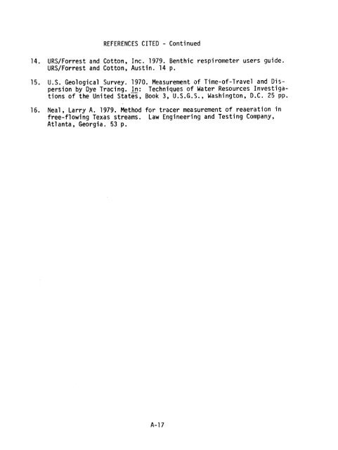 Intensive Survey of the Guadalupe River Segment 1806