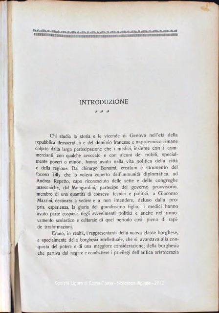 ONOFRIO SCASSI - Società Ligure di Storia Patria