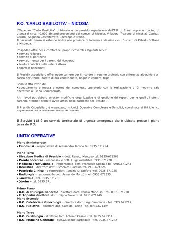 guida utenti ospedale nicosia al 11.04.2013.pdf - azienda sanitaria ...