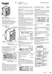 Betriebsanleitung eHZ-Zähler EHZ361..., EHZ161... - Energie ...