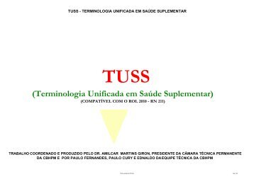 TUSS versão1.0.2 - Congresso de Cirurgia Espinhal