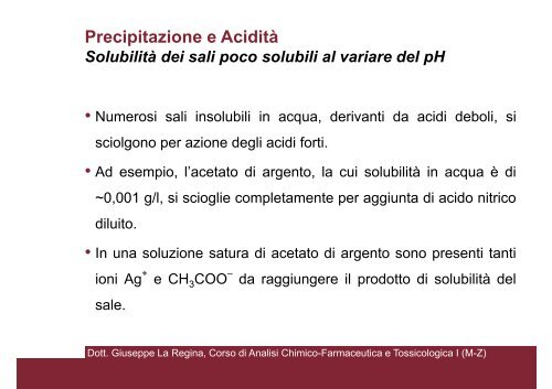 Corso di Analisi Chimico-Farmaceutica e Tossicologica I (M-Z) - CTF