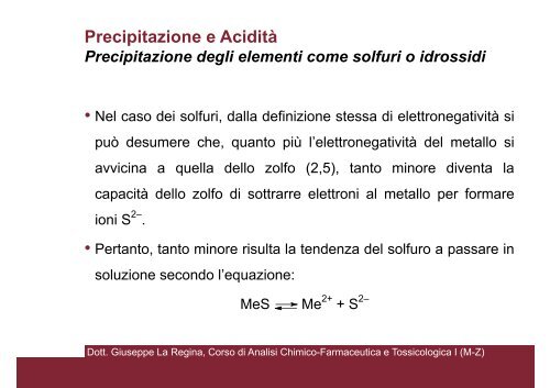 Corso di Analisi Chimico-Farmaceutica e Tossicologica I (M-Z) - CTF