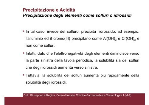 Corso di Analisi Chimico-Farmaceutica e Tossicologica I (M-Z) - CTF