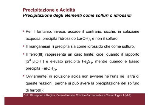 Corso di Analisi Chimico-Farmaceutica e Tossicologica I (M-Z) - CTF