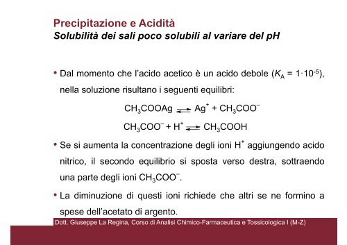 Corso di Analisi Chimico-Farmaceutica e Tossicologica I (M-Z) - CTF