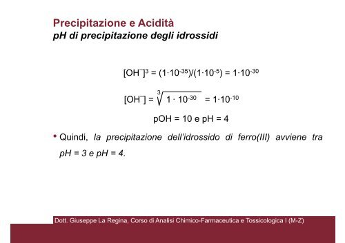 Corso di Analisi Chimico-Farmaceutica e Tossicologica I (M-Z) - CTF