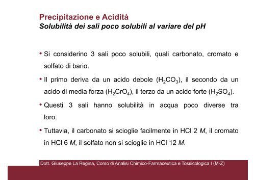 Corso di Analisi Chimico-Farmaceutica e Tossicologica I (M-Z) - CTF