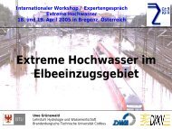 Extreme Hochwasser im Elbeeinzugsgebiet - CHR-KHR