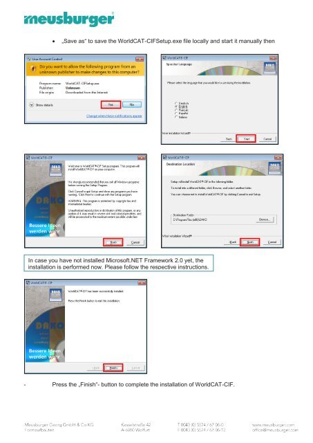 Online Catalogue and CAD Export with DAKO E