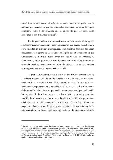 ESBOZO DE UN DICCIONARIO DE LOCUCIONES VERBALES ...