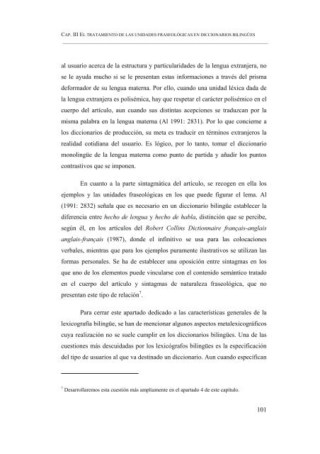 ESBOZO DE UN DICCIONARIO DE LOCUCIONES VERBALES ...