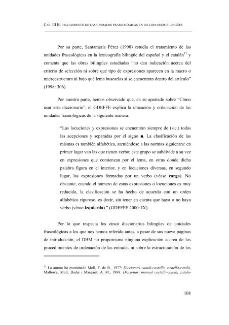 ESBOZO DE UN DICCIONARIO DE LOCUCIONES VERBALES ...