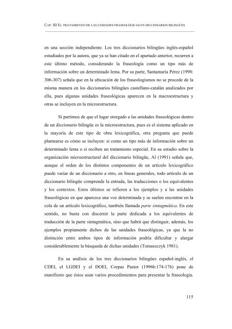 ESBOZO DE UN DICCIONARIO DE LOCUCIONES VERBALES ...