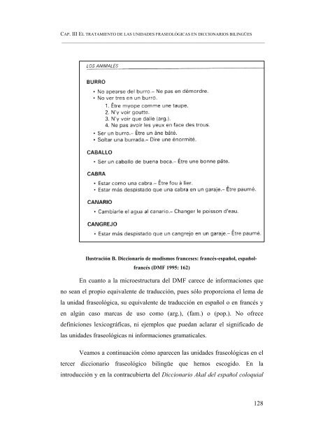 ESBOZO DE UN DICCIONARIO DE LOCUCIONES VERBALES ...