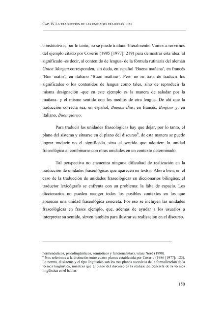 ESBOZO DE UN DICCIONARIO DE LOCUCIONES VERBALES ...