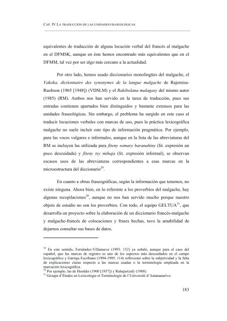 ESBOZO DE UN DICCIONARIO DE LOCUCIONES VERBALES ...