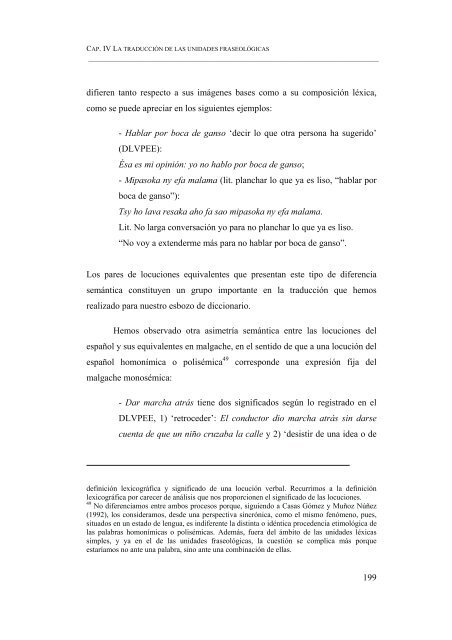 ESBOZO DE UN DICCIONARIO DE LOCUCIONES VERBALES ...