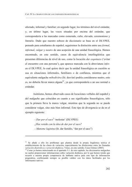 ESBOZO DE UN DICCIONARIO DE LOCUCIONES VERBALES ...