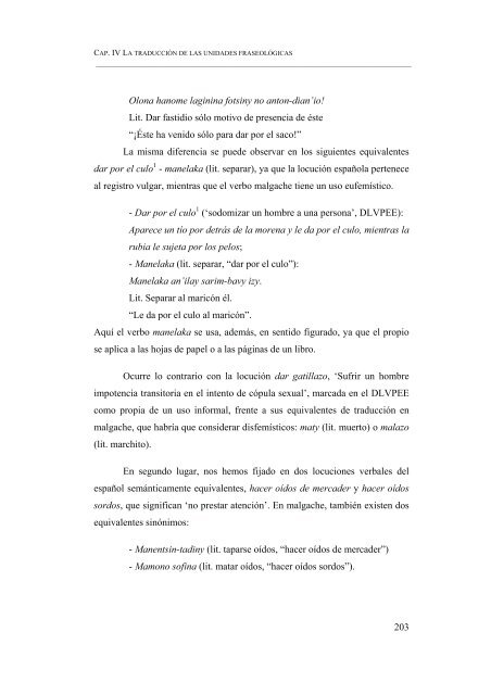 ESBOZO DE UN DICCIONARIO DE LOCUCIONES VERBALES ...