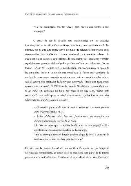 ESBOZO DE UN DICCIONARIO DE LOCUCIONES VERBALES ...