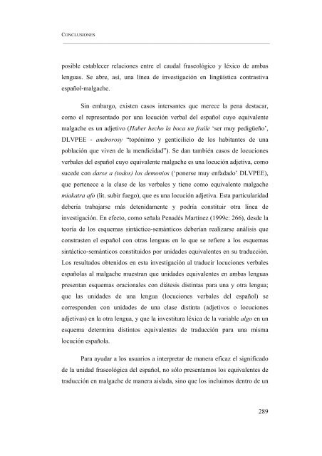 ESBOZO DE UN DICCIONARIO DE LOCUCIONES VERBALES ...