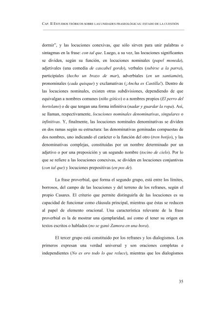 ESBOZO DE UN DICCIONARIO DE LOCUCIONES VERBALES ...