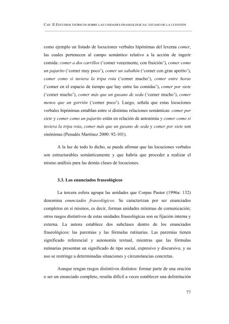 ESBOZO DE UN DICCIONARIO DE LOCUCIONES VERBALES ...