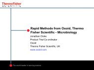 Rapid Methods from Oxoid, Thermo Fisher Scientific - Microbiology