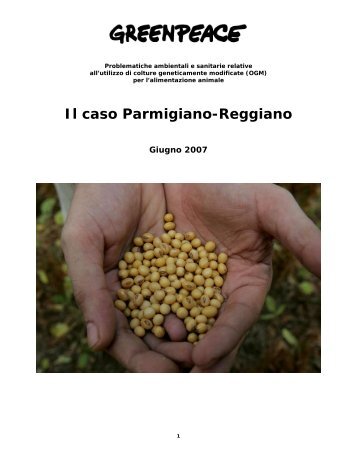 PARMIGANO & OGM? - Greenpeace Italia